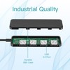 USB Hub, 4-Port USB 2.0 Hub Ultra Slim Portable USB