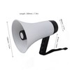 Portable Megaphone Bullhorn 30W Power Megaphone Speaker 300S Recording 500M