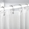 Goowin Shower Curtain Hooks, 12 Pcs Shower Curtain Rings, Stainless