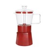 La Cafetière Verona Red Glass Espresso Maker, 6 Cups, Gift