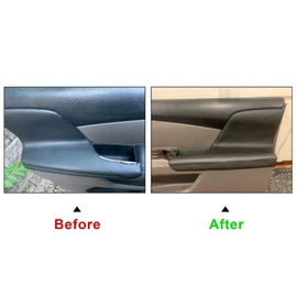 Priprilod 2pcs Leather Black Door Armrest Replacement Cover Compatible with Honda Odyssey 2011 2012 2013 2014 2015 2016 2017