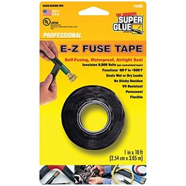 SUPER GLUE 15408 E-Z FUSE SILICONE TAPE, 10 FT