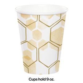 Honeycomb Paper Cups, 8 ct