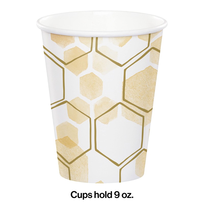 Honeycomb Paper Cups, 8 ct