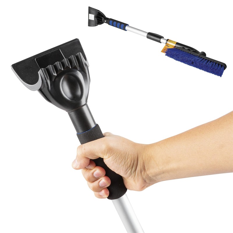 Walser Telescopic Ice Scraper, Rotatable, Car Scraper, Extendable 77.5-100 cm,
