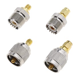 EMSea SMA to HUF Adapter Combination Kit, PL259 SO239 RF Connector for Car Antenna Radio Receiver