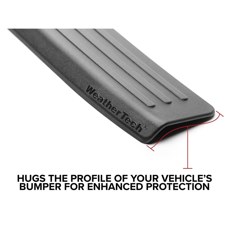 WeatherTech Custom BumperTopper for Honda Pilot, Rear Bumper Protector (BP0025),