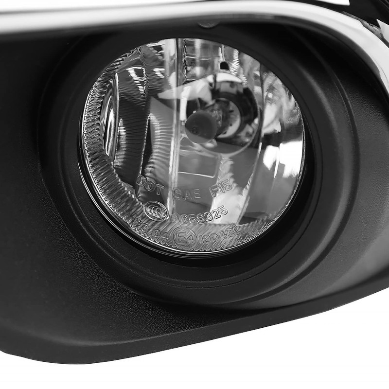 Spec-D Tuning Clear Lens Fog Lights +H16 Bulbs+Switch+Wiring Included Compatible