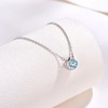 PHNIBIRD Necklace Women's Petite Small Round Pendant 925 Sterling Silver