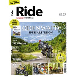 RIDE - Motorrad unterwegs, No. 22: Odenwald/Spessart/Rhön