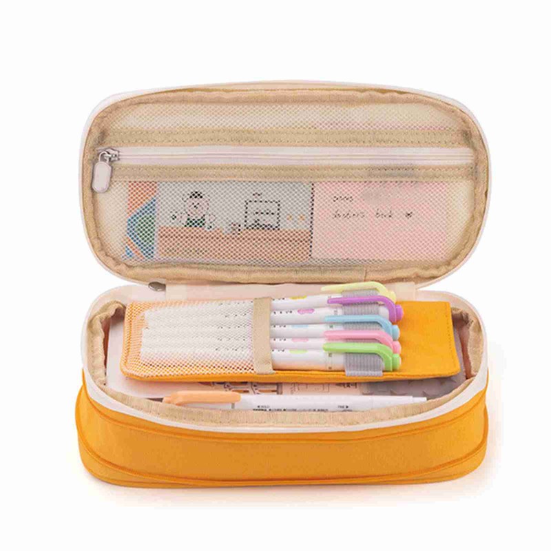 Big Capacity Pencil Case Multifunctional Orderly Storage Multiple Grids Stationery