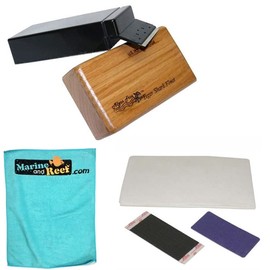 Inland Seas Algae Free Tiger Shark Float Plus Algae Cleaning Magnet w/Extra Pads & Towel Bundle (3 Items)