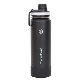 ThermoFlask 0.7L Black Insulated Water Bottle Stainless Steel Bottle 700ml Direct Drink Takeya