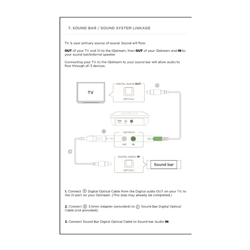 Nuheara IQstream™ TV (Compatibable only with IQbuds™ 2 MAX Earbuds)