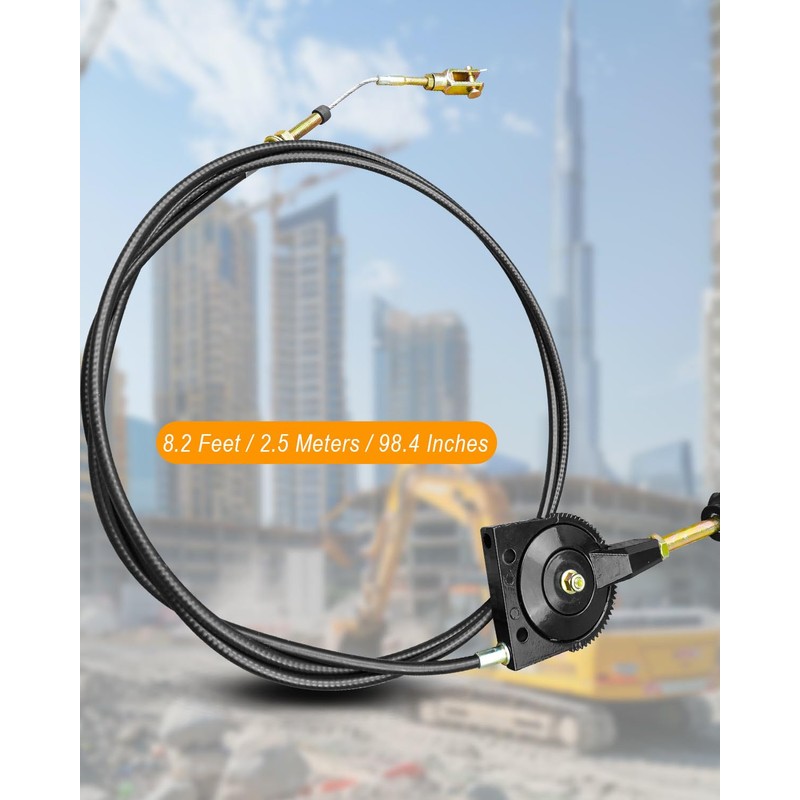 8.2FT / 2.5m Throttle Control Cable Fit for Hitachi EX230
