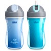 Chicco Flip-Top Straw Cup 9oz | Insulated Toddler Sippy Cup