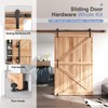 EaseLife 12 FT Sliding Barn Door Track and Handle Hardware