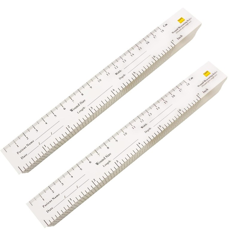 18cm Educare Wound Ruler Upgraded - (Paper) Wound Measuring Tape