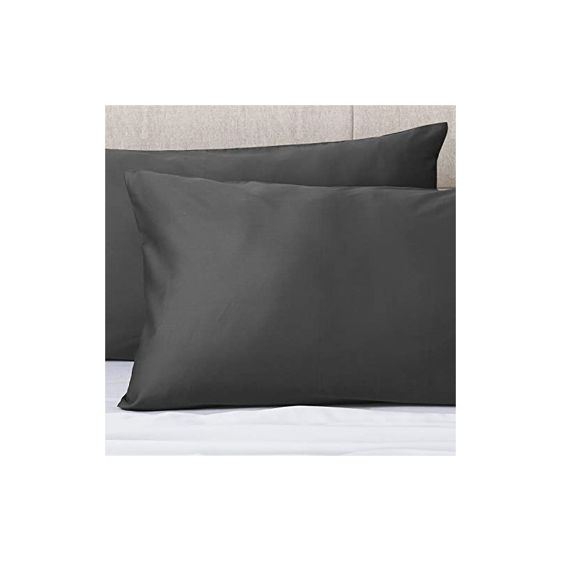 Set of 2 Luxton 100% 1000TC Cotton Pillowcases Standard Size