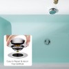 HAOMIAO Universal Pop-Up Bathtub Stopper with Clog-Proof Strainer, Bath Drain