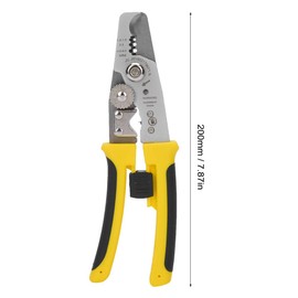 Nimomo Multifunctional Wire Stripper, 3-in-1 Cable Cutter, Wire Stripper, Trimming Pliers, Multifunctional Electrician Pliers, Wire Cutter, Stripping Tool for 1~6 mm² Stripping, Cutting, Trimming