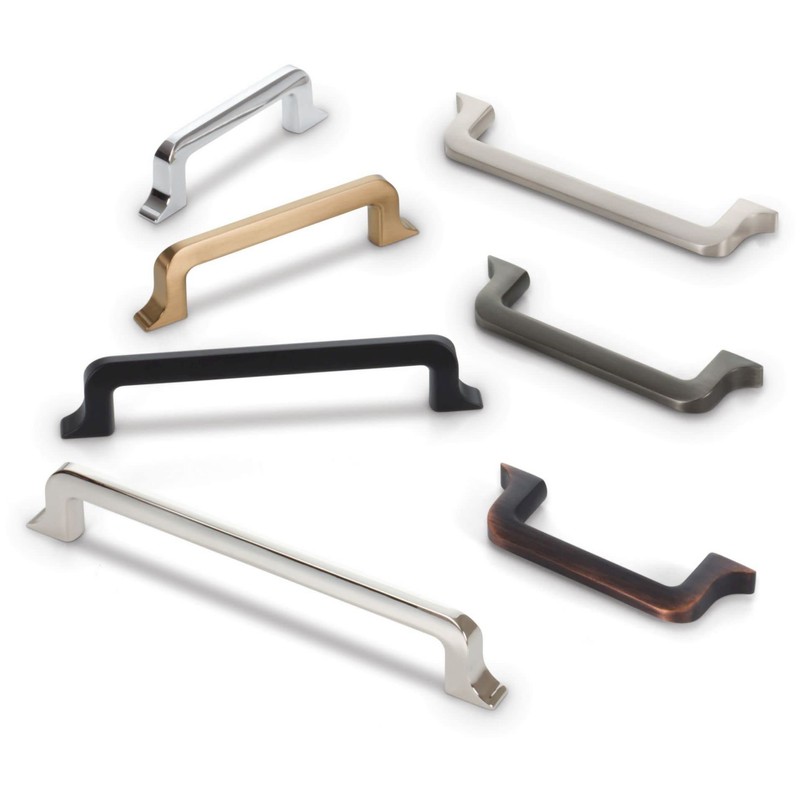 Jeffrey Alexander 839-3BNBDL Callie Cabinet Pull, Brushed Pewter