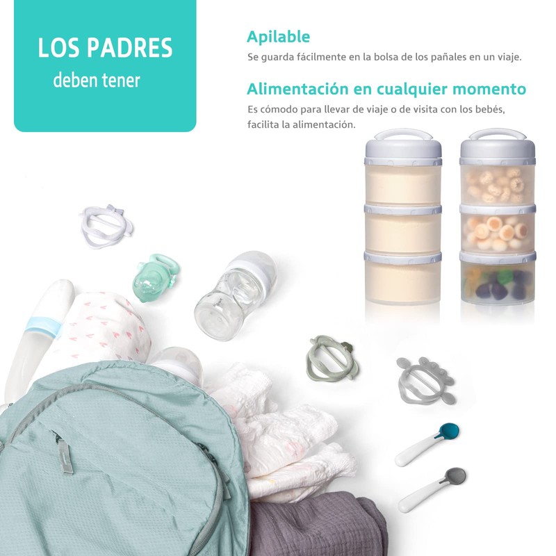 Termichy Dosificador de Leche en Polvo Dispensadores de Leche en