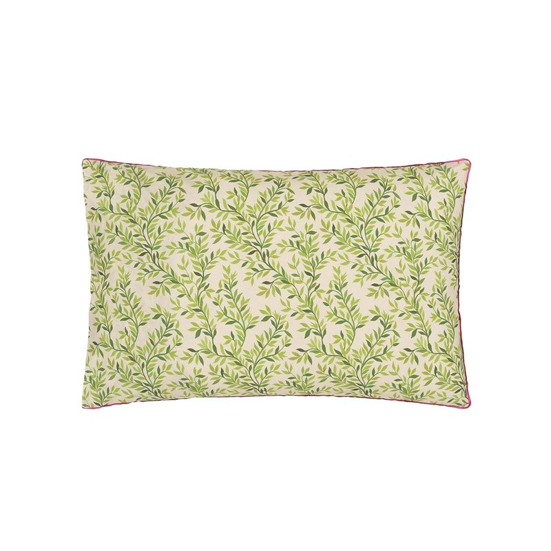 Designers Guild Ikebana Damask Printed Cotton Percale Cushion Cover 50x75cm
