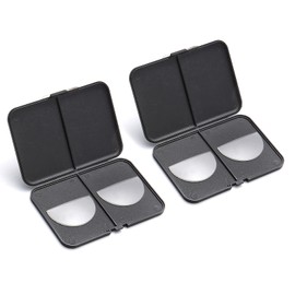 OKH Stick-on Bifocal Lenses, Convert Sunglasses, Goggles, or Glasses into Magnified Readers, Reusable, No Water Needed（2FU-2.5