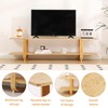 Tiita Bamboo TV Stand for 55 Inch TV, Entertainment Center