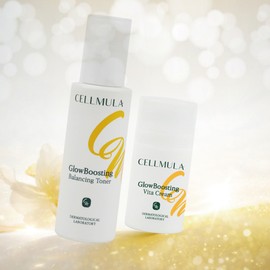 26 Year Cellmuller Glow Boosting Vitamin C Cream Toner 120ml Set Antioxidant Skin Barrier Skin Tone Up Care 2 Types / 26년 셀뮬러 글로우부스팅 비타민C크림 토너120ml세트 항산화 피부장벽 피부톤업케어 2종