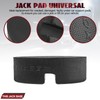 Car Trolley Jack Rubber Pad Universal Slotted Frame Rail Protector