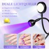 BANGJIAJU Goose Neck UV Lamp for Gel Nails: LED Lamp
