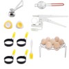11 Pcs egg peeler tools for hard boiled eggs and