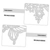 Hohopeti Butterfly Metal Cutting Dies Sturdy Carbon Steel Stencils for