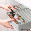 Drawer Organizer Clothes - 3 Set Multipurpose Dresser Drawer Organizer