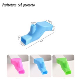WADY 6 Piezas Extensor de Grifo para Niños, Faucet Extender for Kids de Agua de Silicona, Accesorios para Grifos Accesorios de Baño para Niños Extensor de Grifo para Niños Prueba de Salpicaduras