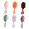 Ipetboom 6Pcs Mini Wet Hair Brush Brushes Cloud Avocado Portable