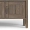 SIMPLIHOME Lev Solid Wood 48 Inch Wide Contemporary Console Table
