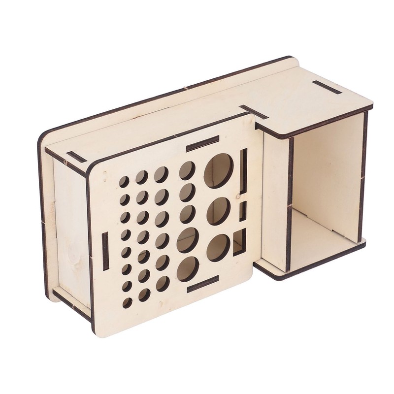 Leather Tools Storage Box Shelf Beech Leathers Craft Rack Stand