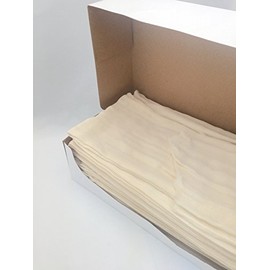 DeRoyal Natural Cheesecloth for Cooking, Reusable, Grade 60, 100% Unbleached Cotton, 32x28 Medium Mesh, 60 Yards Packed in IdealFold Box