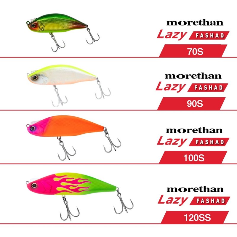 DAIWA Moissanite Lazy Fashad 120SS Chivas Lure Adele Double Chart
