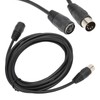5 Pin MIDI Keyboard Extension Cable Stable DIN Male to