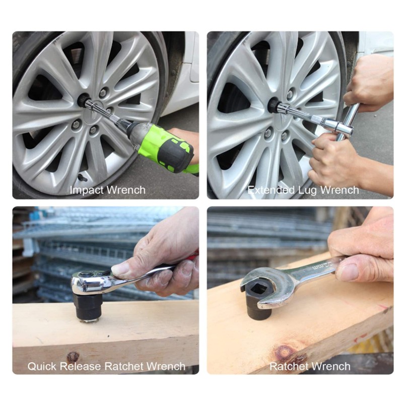 13Pcs/Set Impact Bolt Nut Removal Extractor Socket Tool Kit for