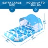COOLCOOLDEE Inflatable Pool Float with UPF 50+ Sunshade Canopy,Extra Large
