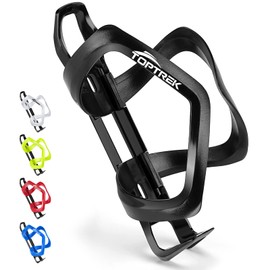 toptrek Bicycle Bottle Holder, Two-Way Opening Drink Holder, Lightweight and Strong, with Mounting Screws, Colourful Water Bottle Holder for Road Bikes, Mountain Bikes