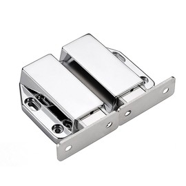 Magnetic Push Latch Heavy Duty Pack Push to Open Cabinet Hardware Magnetic Touch Latches for Large Door Push Release Metal Alloy,B