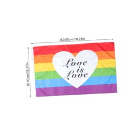 Totority Support Gay Banner Gay Flag Stripes Flags Carnival Banners Lightweight