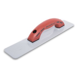 MARSHALLTOWN Cast Magnesium Hand Float, 16 Inch x 3-1/8 Inch, Concrete Float, Concrete Finishing Tool, Provides a Smooth Finish, DuraSoft Handle, Large Round Handle Style, Made in the USA, 148RD