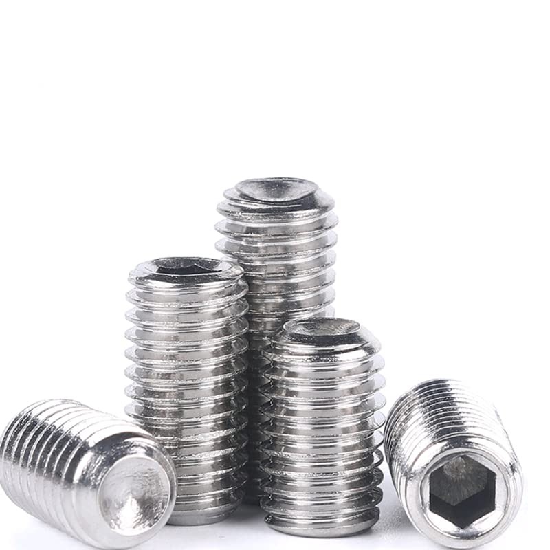 Set of 20 Hexagon Socket Set Screws M6 Screws Potato